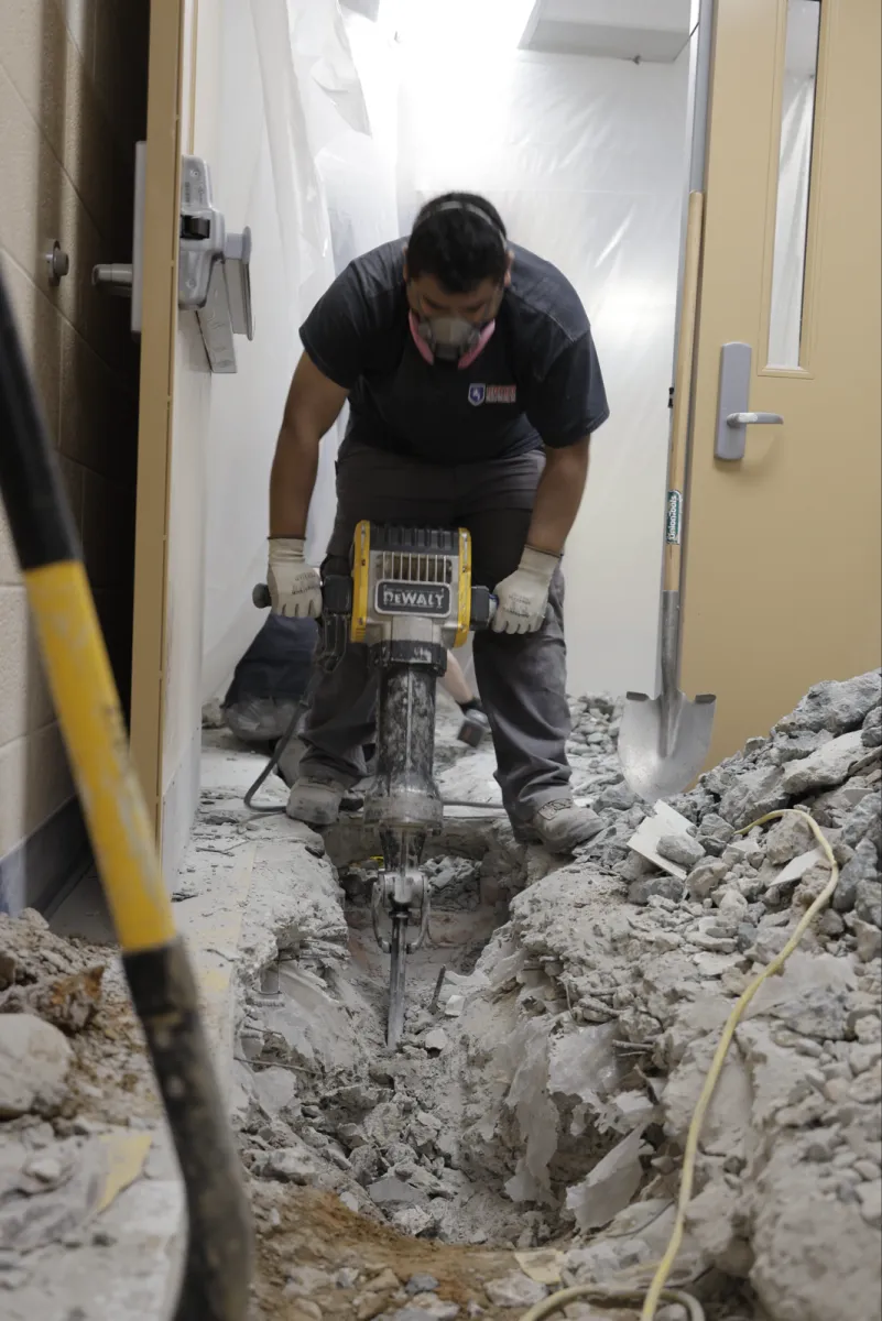 Greer Water Works plumber at work - join the team